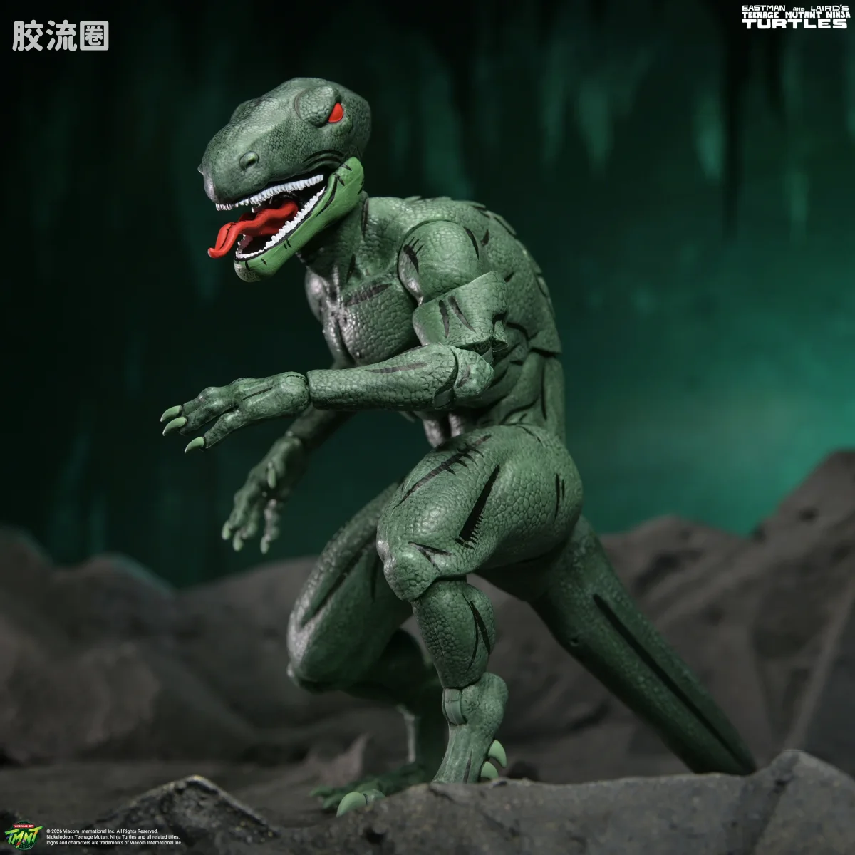 NECA 7寸可动人形系列 忍者神龟 漫画版系列 忍者神龟（幻景漫画） 大名奥凯 & 猛禽 - 图片