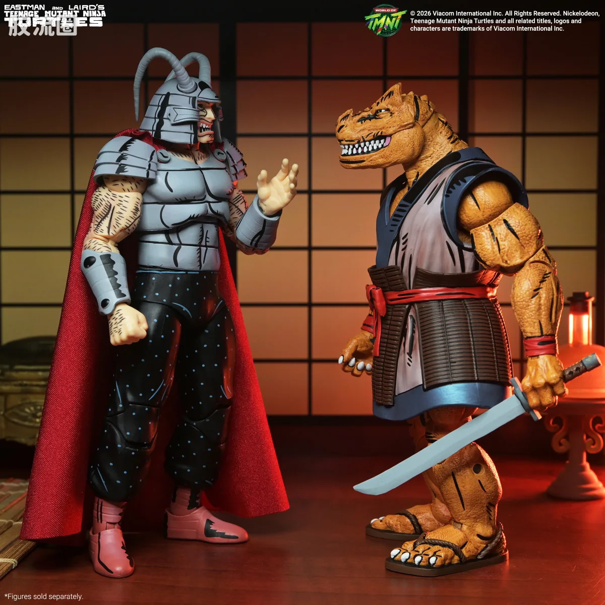 NECA 7寸可动人形系列 忍者神龟 漫画版系列 忍者神龟（幻景漫画）军阀萨万蒂·罗梅罗 - 图片