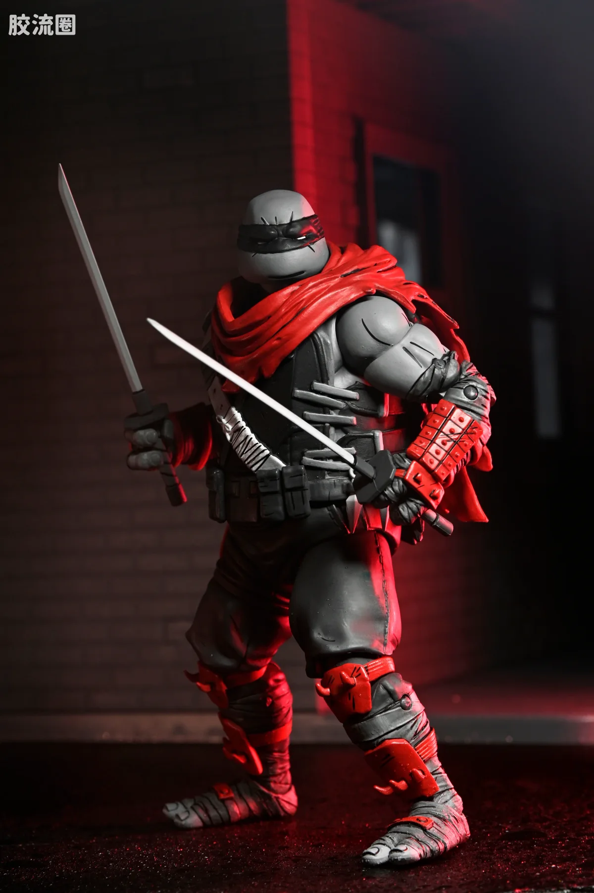 NECA 7寸可动人形系列 终极版/豪华版 漫画系列 忍者神龟 最后的浪人 夜行者莱昂纳多 - 图片
