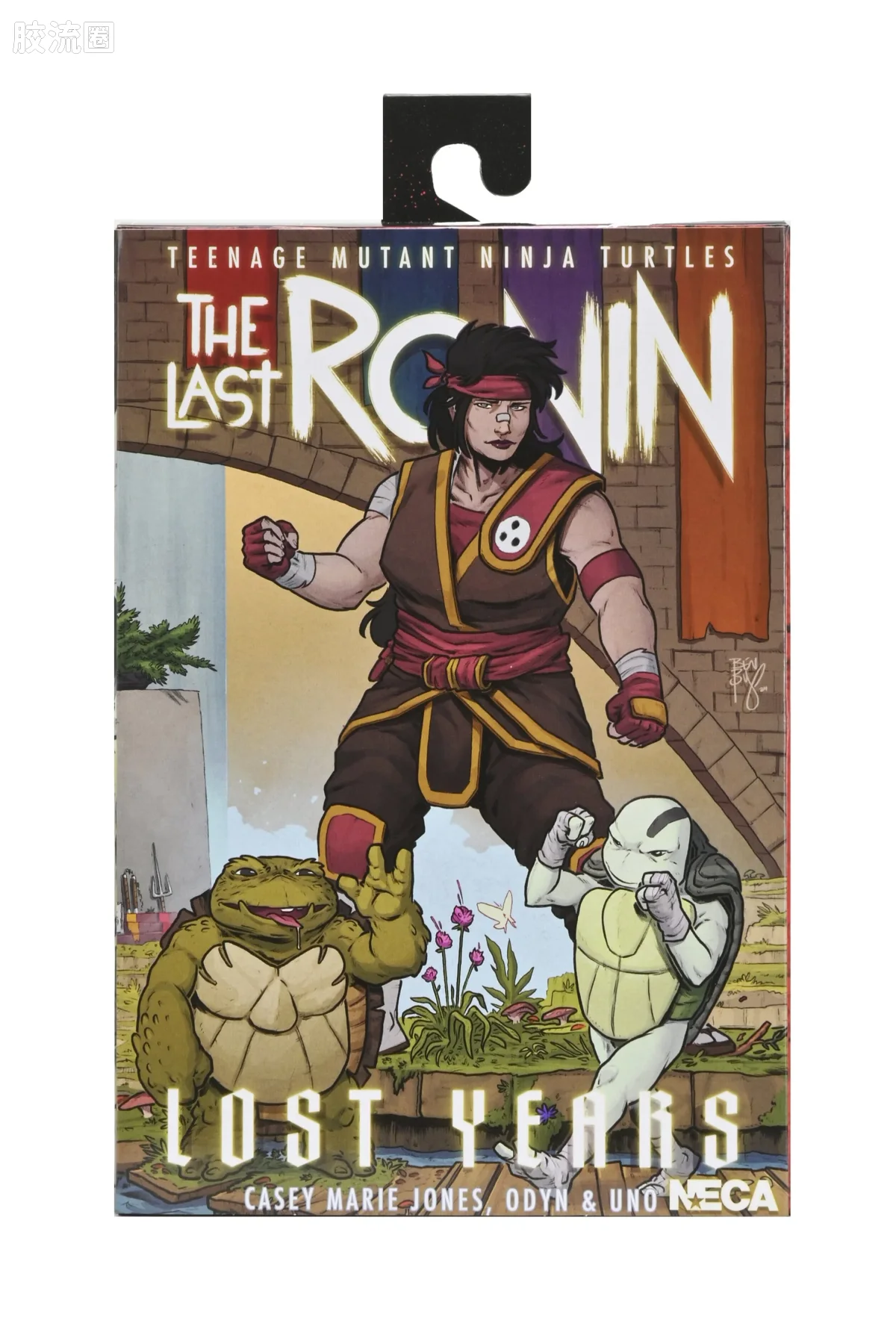 NECA 7寸可动人形系列 终极版/豪华版 漫画系列 忍者神龟：最后的浪人 - 失落岁月 凯西·玛丽 与 婴儿Odyn & Uno - 图片