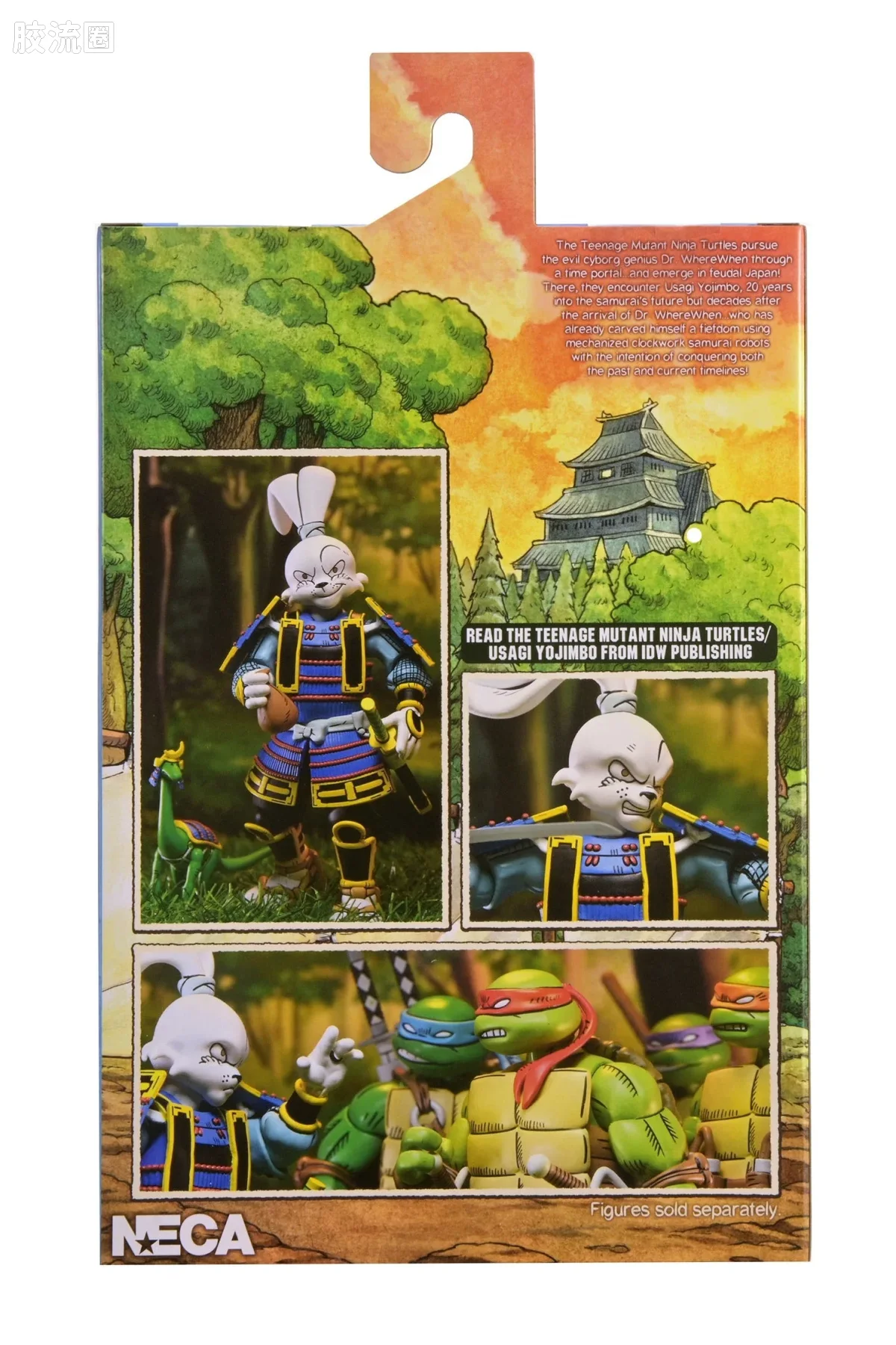NECA 7寸可动人形系列 动画 忍者神龟系列 《忍者神龟》× 《兔用心棒》套装 - 图片