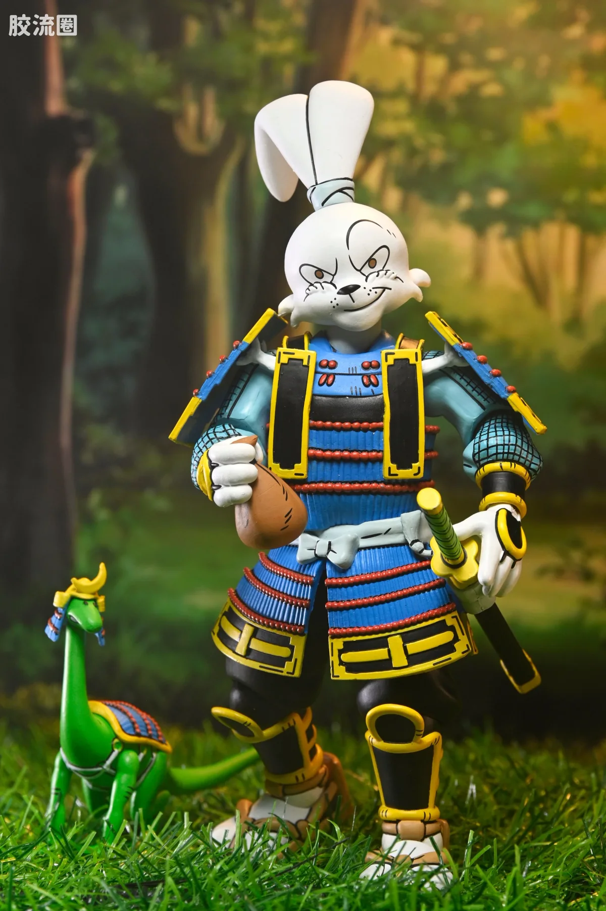 NECA 7寸可动人形系列 动画 忍者神龟系列 《忍者神龟》× 《兔用心棒》套装 - 图片