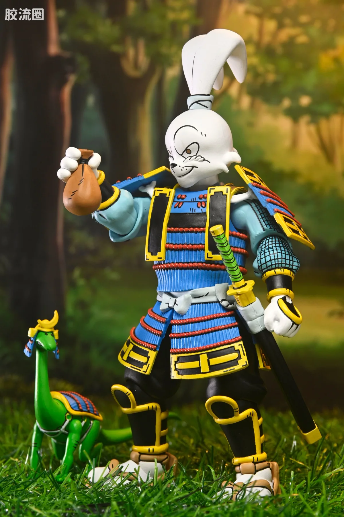NECA 7寸可动人形系列 动画 忍者神龟系列 《忍者神龟》× 《兔用心棒》套装 - 图片