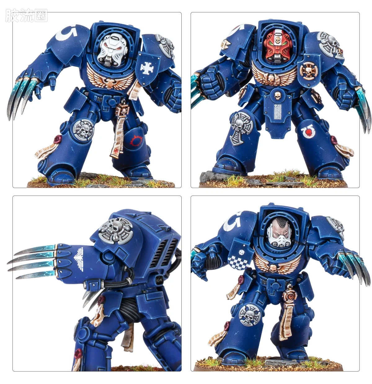 战锤40K Space Marines 星际战士通用单位 10版 终结者突击小队 - 图片