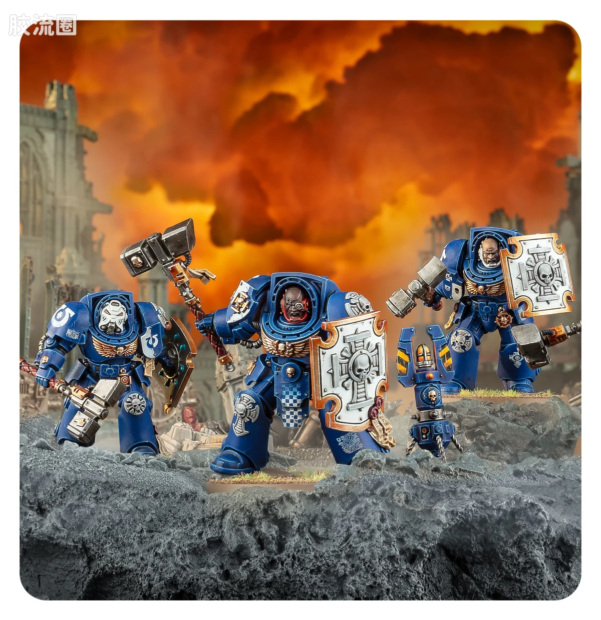 战锤40K Space Marines 星际战士通用单位 10版 终结者突击小队 - 图片