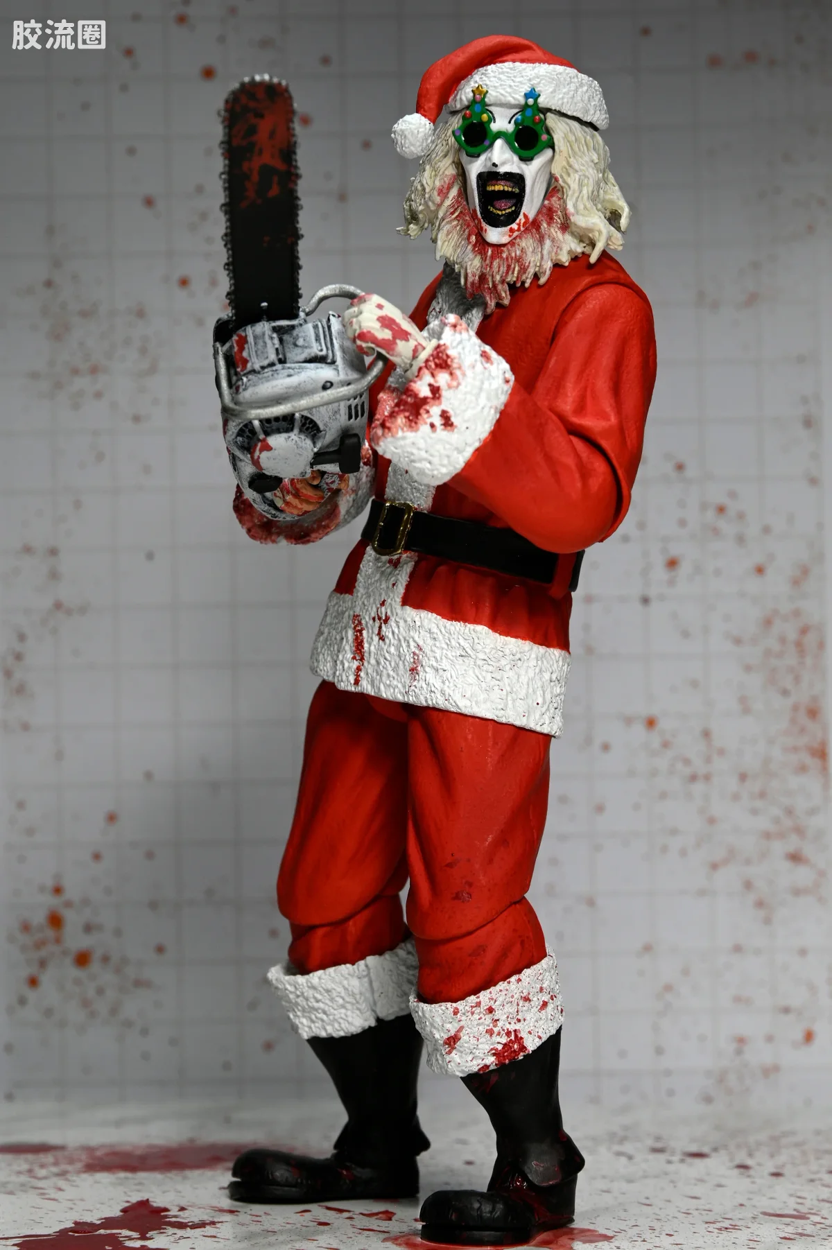 NECA 7寸可动人形系列 终极版/豪华版 电影系列 断魂小丑3 血污圣诞老人装 小丑亚特 - 图片