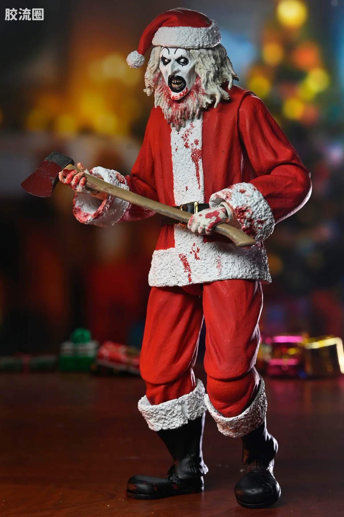 NECA 7寸可动人形系列 终极版/豪华版 电影系列 断魂小丑3 血污圣诞老人装 小丑亚特 - 图片
