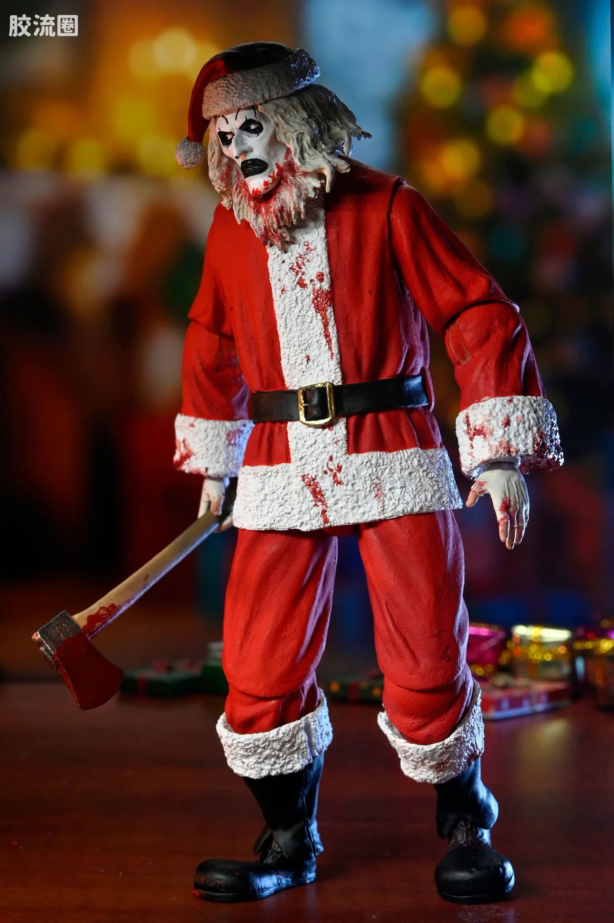 NECA 7寸可动人形系列 终极版/豪华版 电影系列 断魂小丑3 血污圣诞老人装 小丑亚特 - 图片