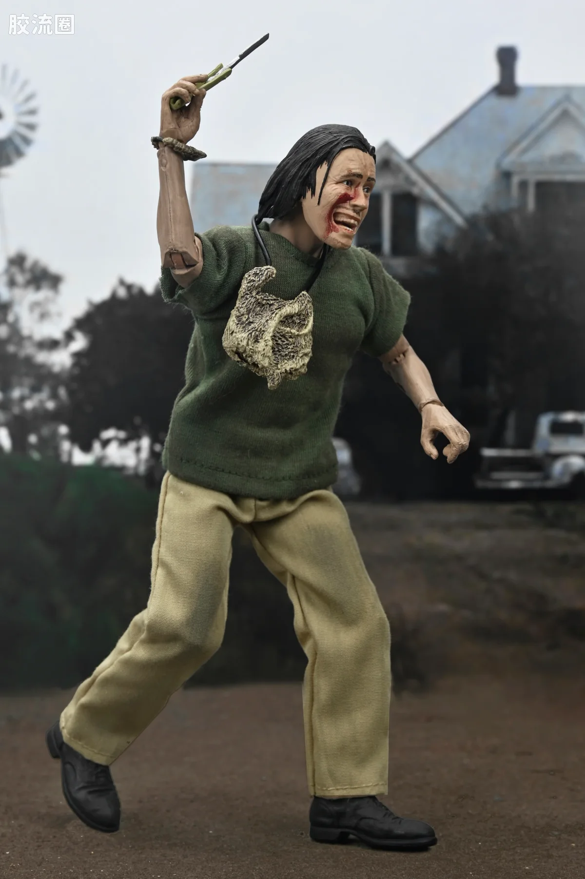 NECA大比例可动人形系列 8寸布衣系列 德州电锯杀人狂 50周年纪念版 hitchhiker - 图片