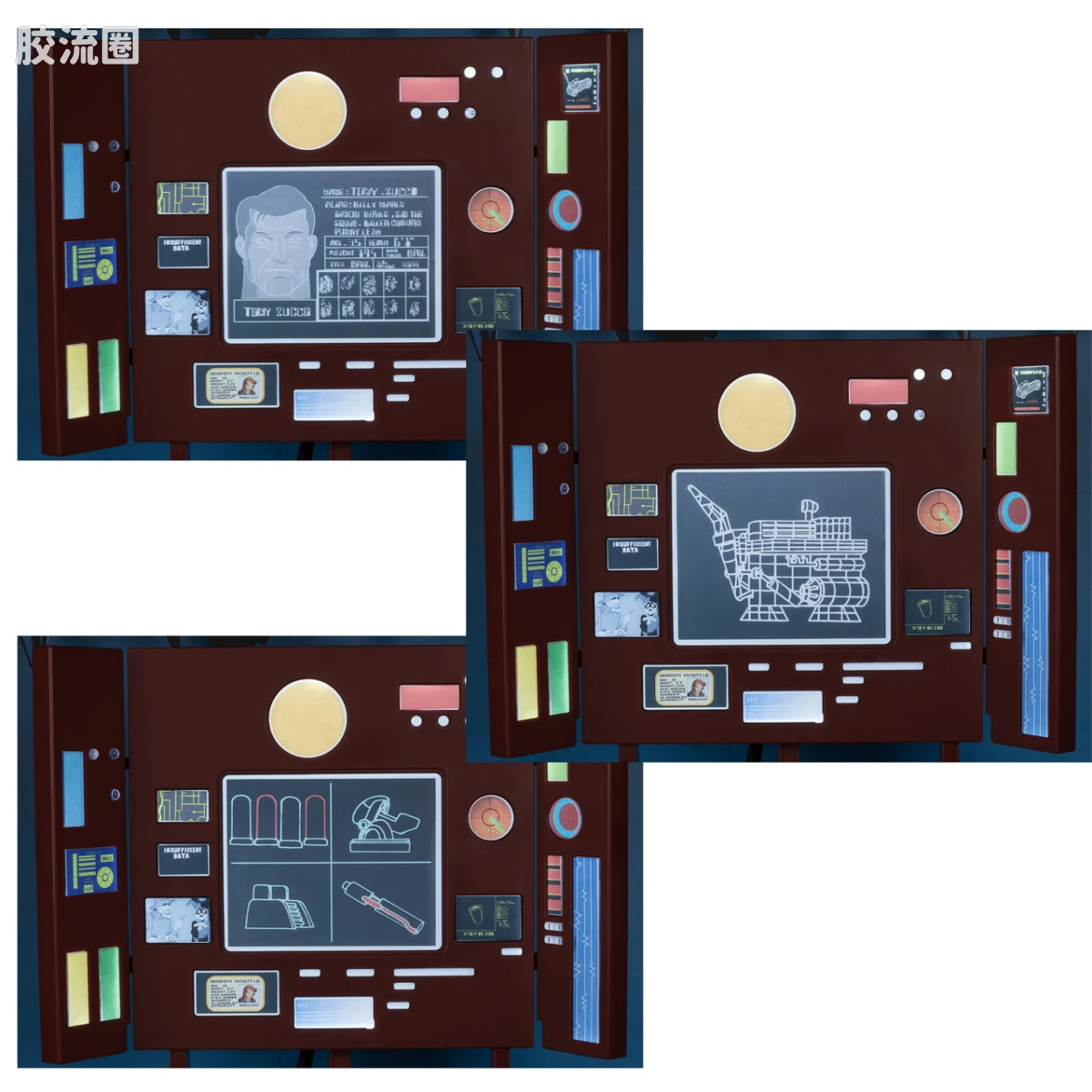 麦克法兰游戏与动画系列 蝙蝠侠：动画系列冒险 蝙蝠洞 情景套装 金标 - 图片