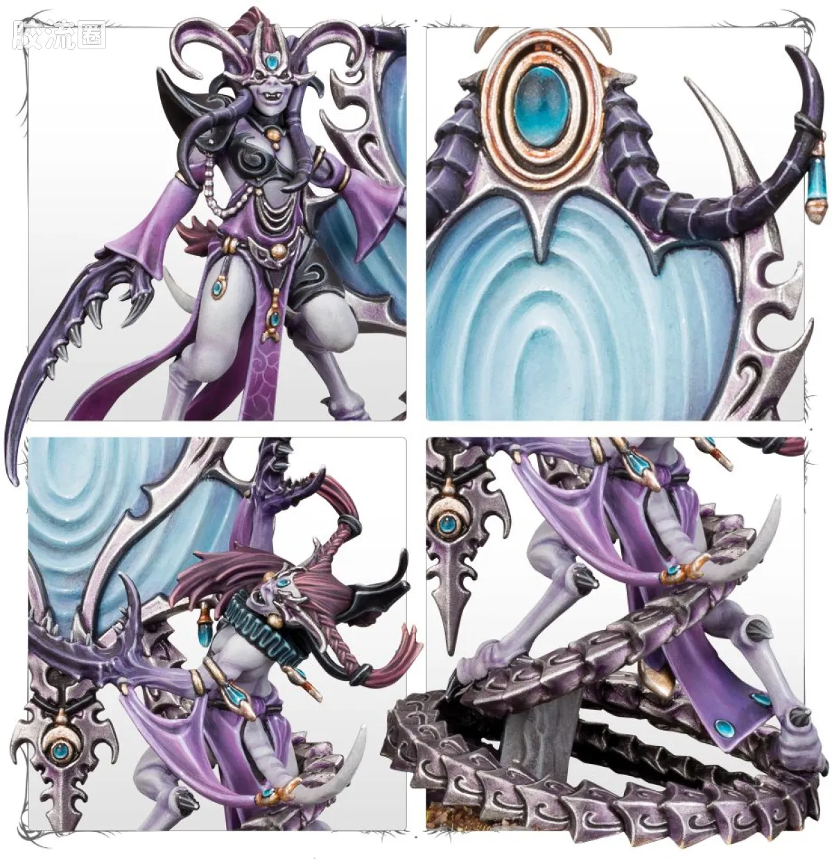 战锤40K Chaos Daemons 混沌恶魔 8版 色孽 曲相魔镜 - 图片