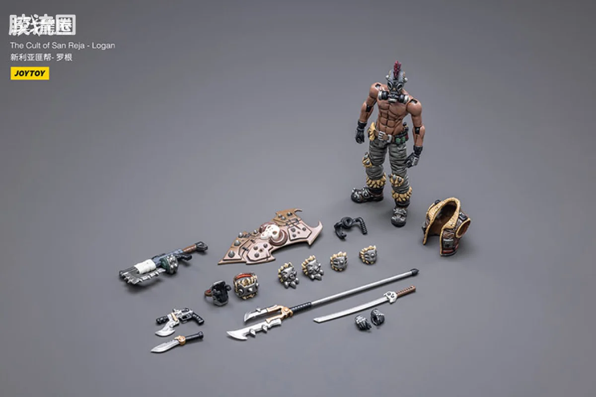 JOYTOY 战星辰系列 1/18兵人 新利亚匪帮-罗根 - 图片