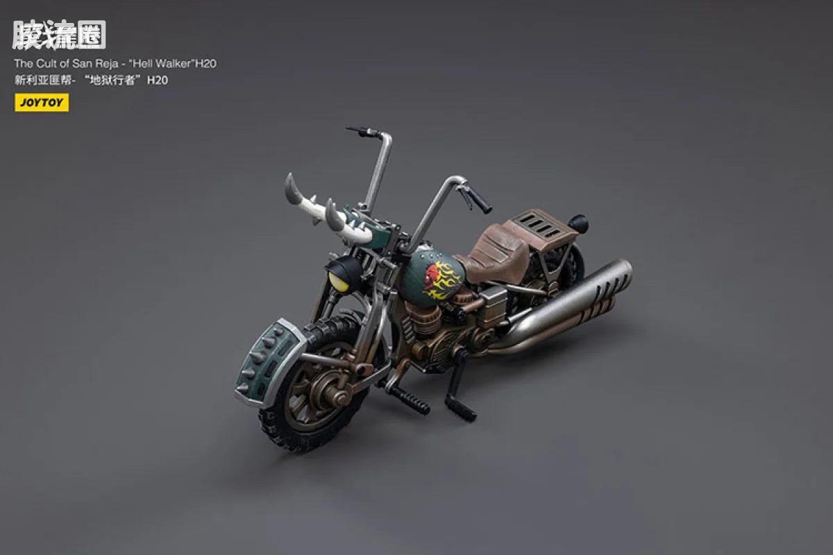 JOYTOY 战星辰系列 载具 新利亚匪帮-摩托“地狱行者”H-20 - 图片