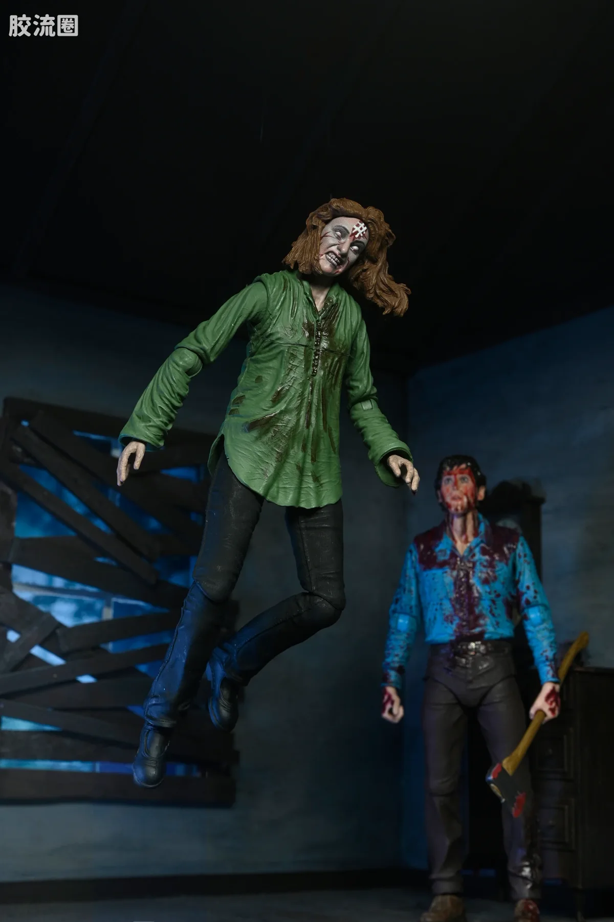 NECA 7寸可动人形系列 终极版/豪华版 鬼玩人 血衣艾什与谢丽尔·威廉姆斯 - 图片