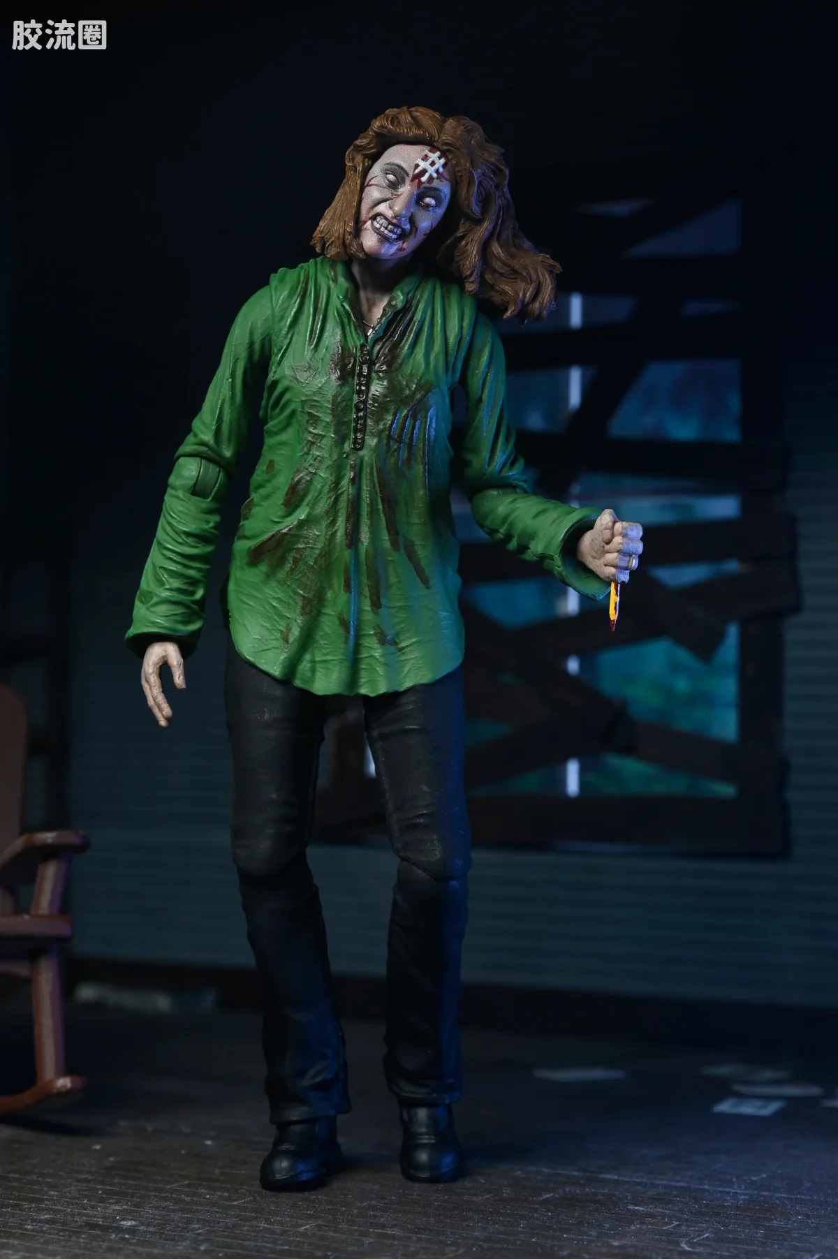 NECA 7寸可动人形系列 终极版/豪华版 鬼玩人 血衣艾什与谢丽尔·威廉姆斯 - 图片