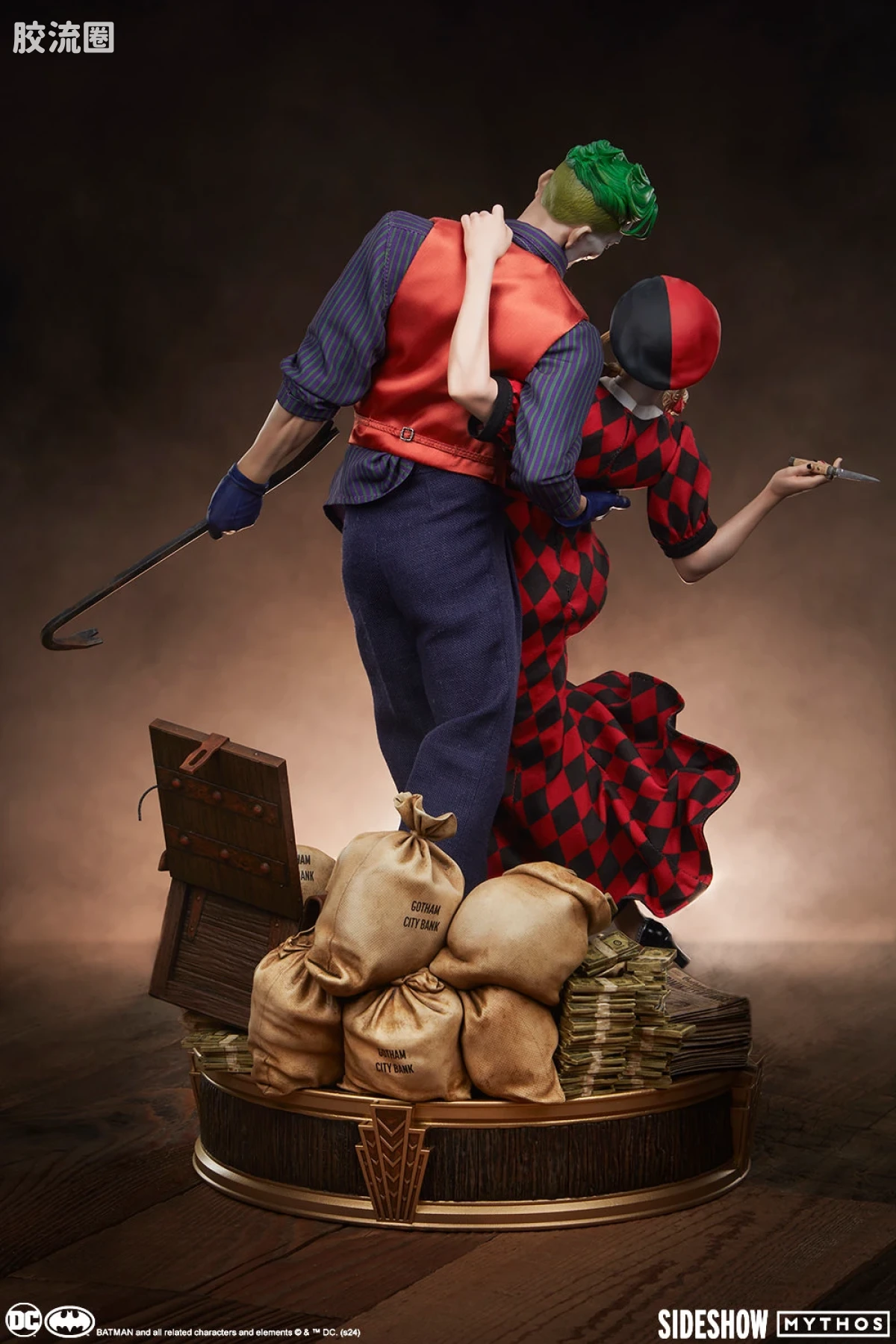 sideshow静态模型系列 Polystone Diorama 小丑与哈莉·奎茵：无法无天之爱 - 图片