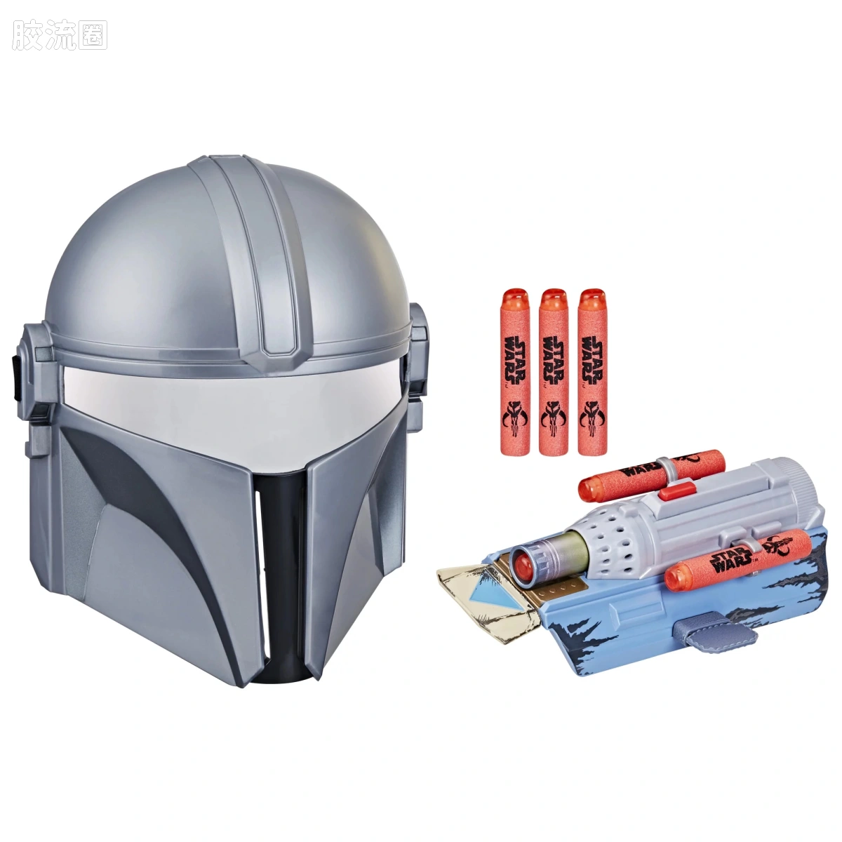 NERF联名发射器 STAR WARS 联名 The Mandalorian Mask & Gauntlet