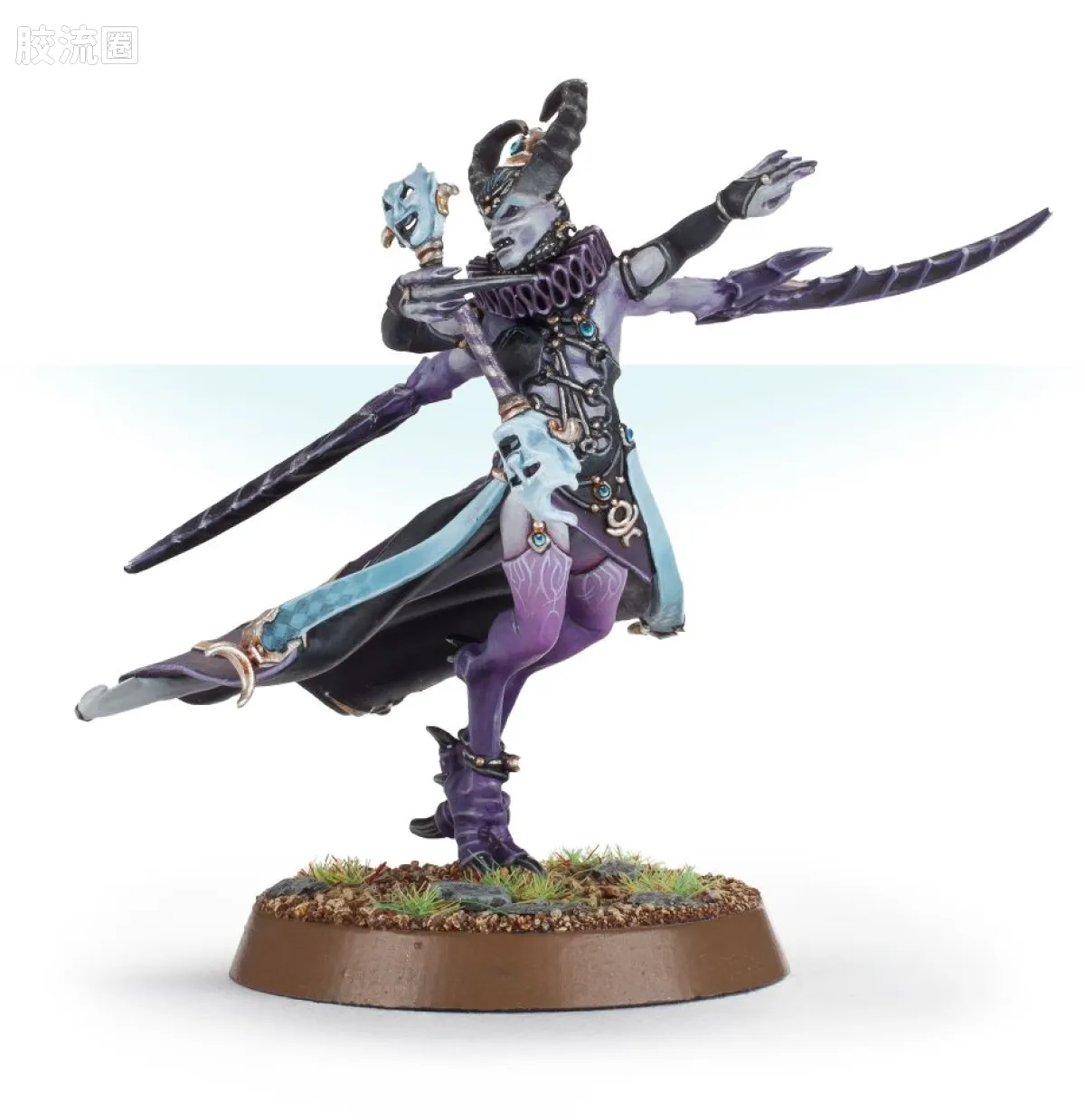战锤40K Chaos Daemons 混沌恶魔 8版 色孽 假面舞者 - 图片