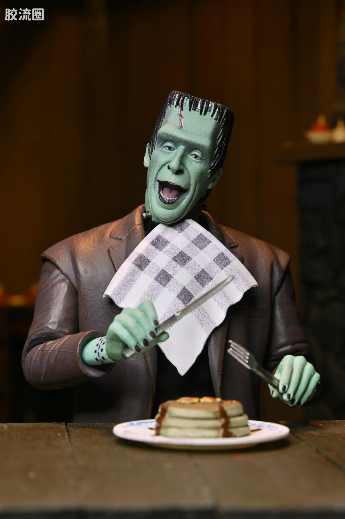 NECA 7寸可动人形系列 终极版/豪华版 芒斯特一家 格兰帕与赫尔曼·芒斯特 - 图片