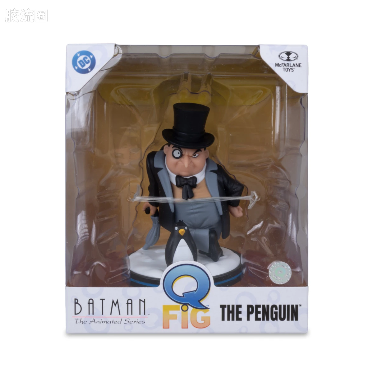 麦克法兰 DC多元宇宙/DC Direct 可动人偶系列 Q-Fig 企鹅人 (蝙蝠侠：动画系列) - 图片