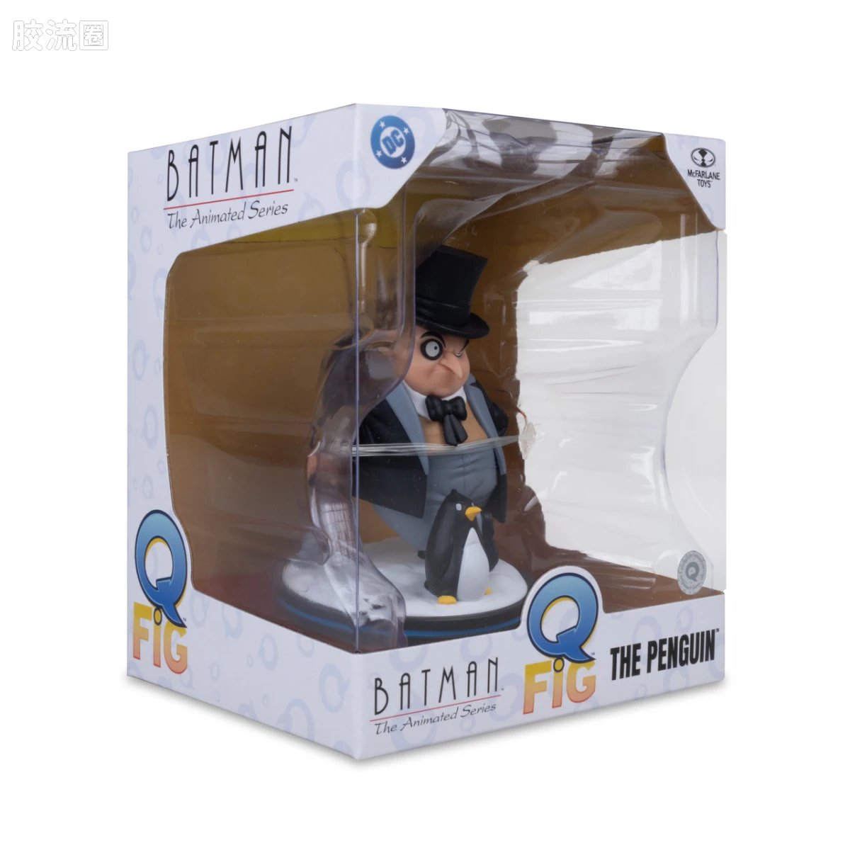 麦克法兰 DC多元宇宙/DC Direct 可动人偶系列 Q-Fig 企鹅人 (蝙蝠侠：动画系列) - 图片
