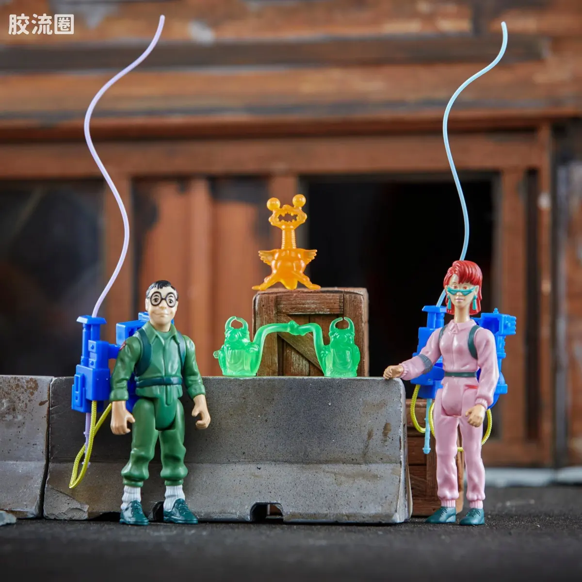孩之宝综合系列 捉鬼敢死队 珍妮·梅尔尼茨 & 路易斯·塔利 40周年纪念套装 - 图片