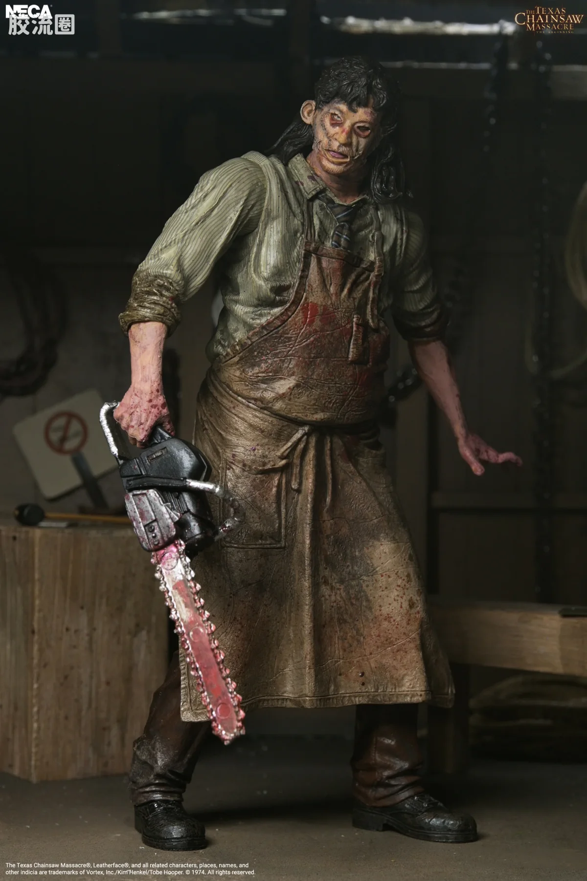 NECA 7寸可动人形系列 终极版/豪华版 电影系列 《德州电锯杀人狂：起源》 屠宰场套装 - 图片
