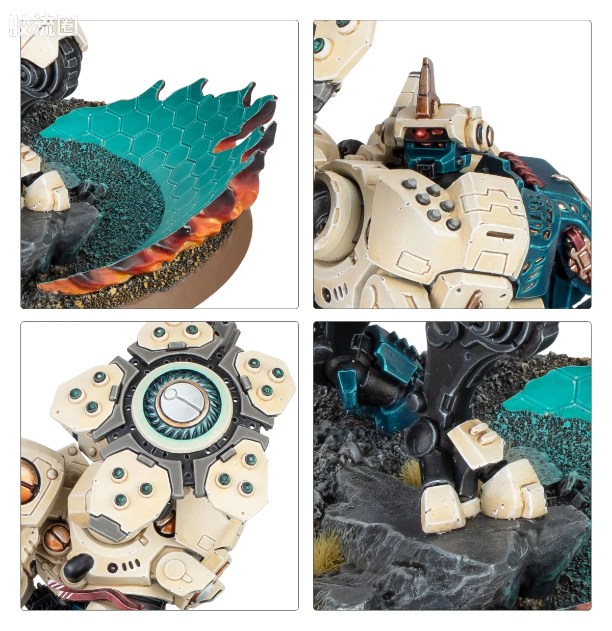 战锤40K T'au Empire 钛帝国 10版 双枪 - 图片