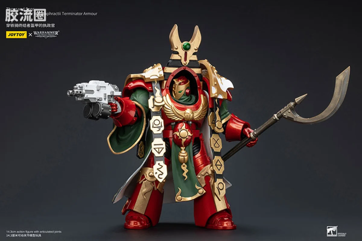 JOYTOY x 战锤40K 其他星际战士战团 HH千疮之子 执政官（铁骑终结者） - 图片