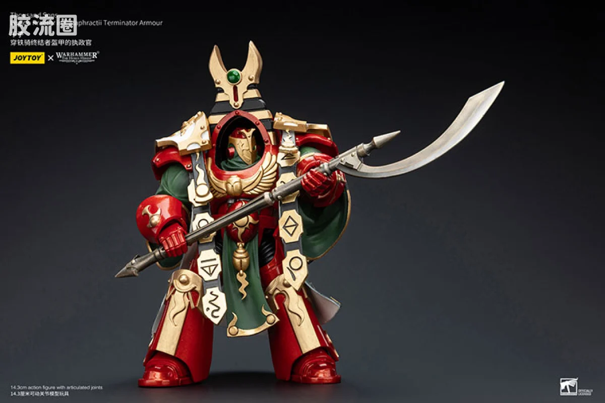 JOYTOY x 战锤40K 其他星际战士战团 HH千疮之子 执政官（铁骑终结者） - 图片