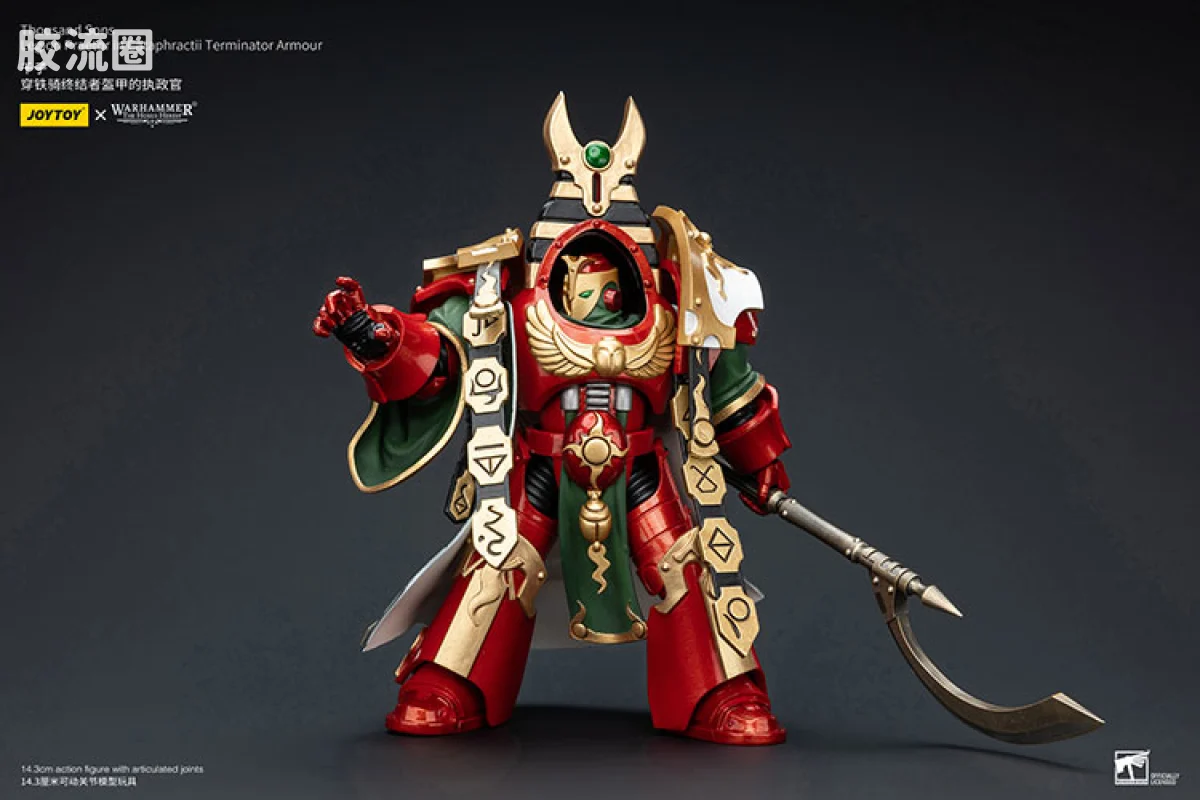 JOYTOY x 战锤40K 其他星际战士战团 HH千疮之子 执政官（铁骑终结者） - 图片