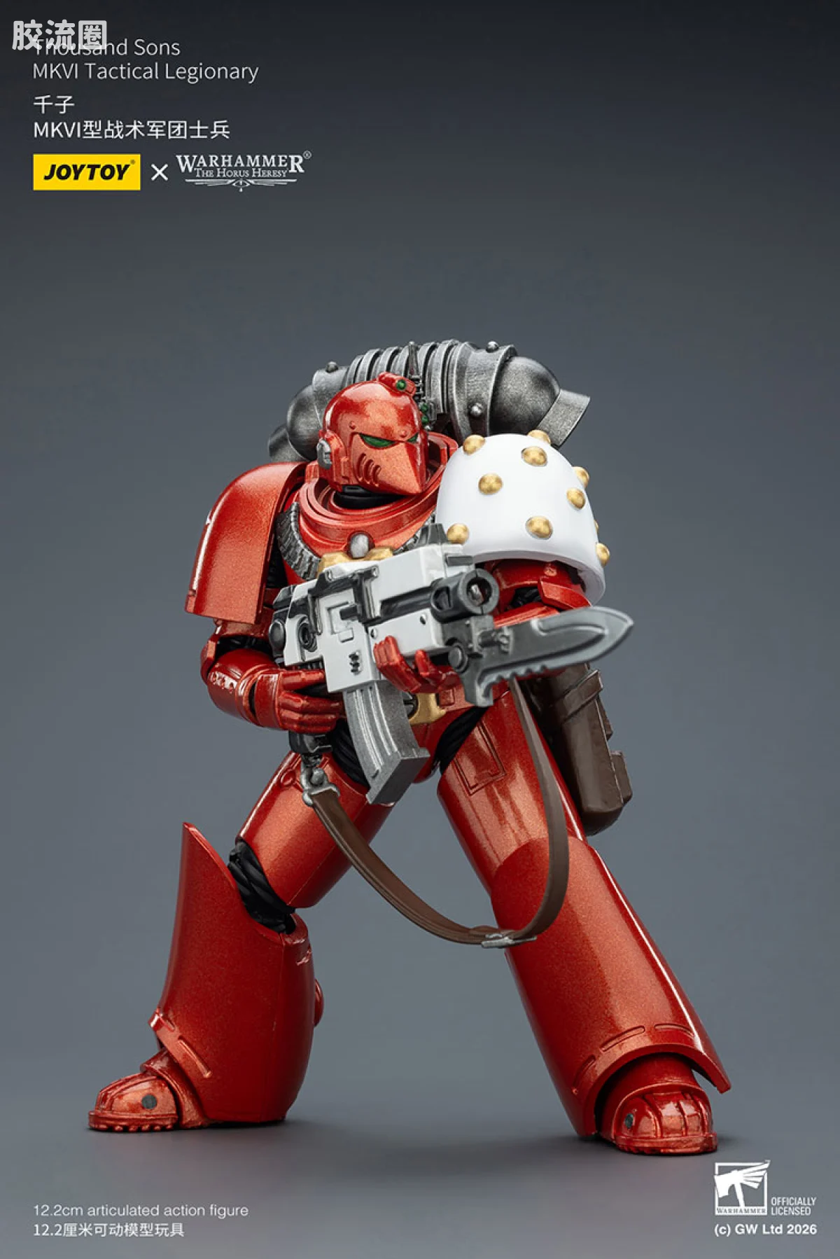 JOYTOY x 战锤40K 其他星际战士战团 HH千子 MK6型战术军团士兵 - 图片