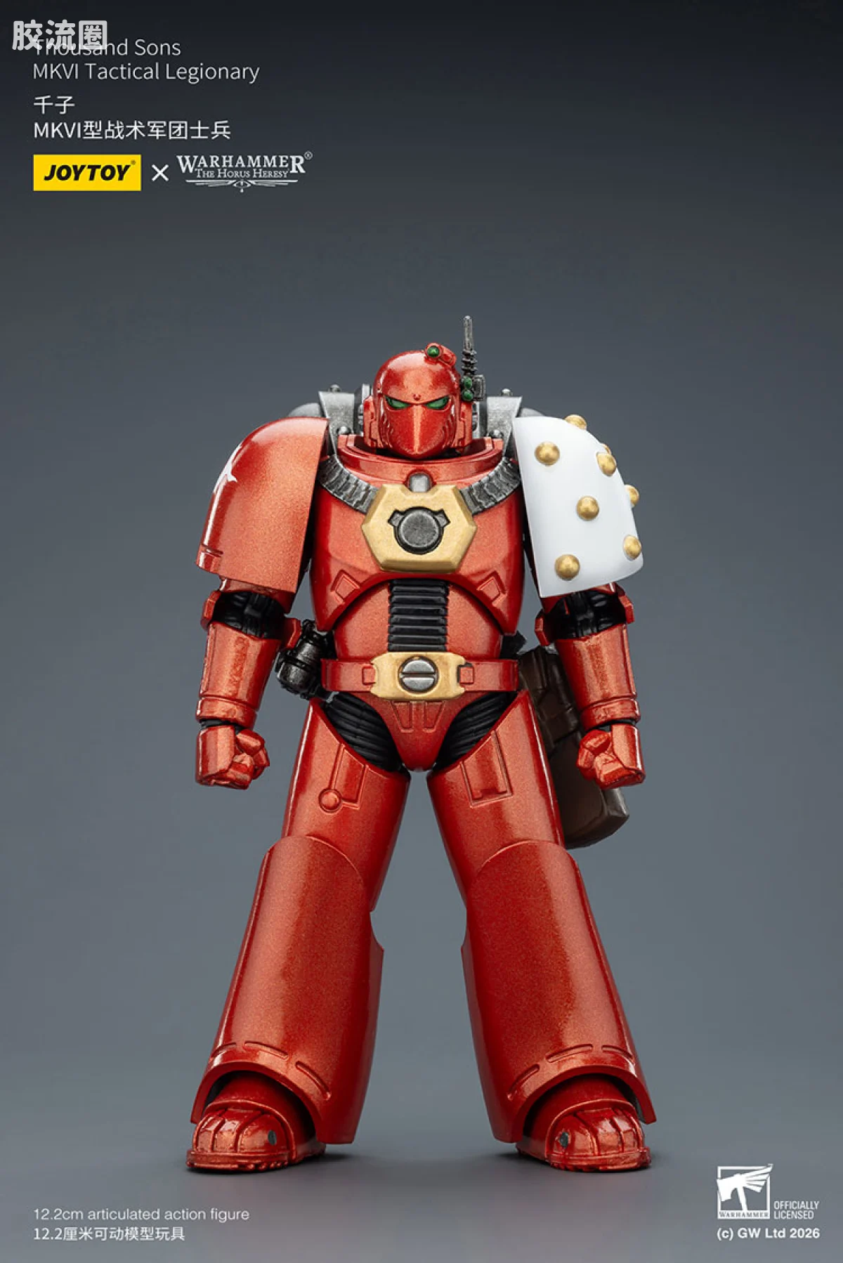 JOYTOY x 战锤40K 其他星际战士战团 HH千子 MK6型战术军团士兵 - 图片