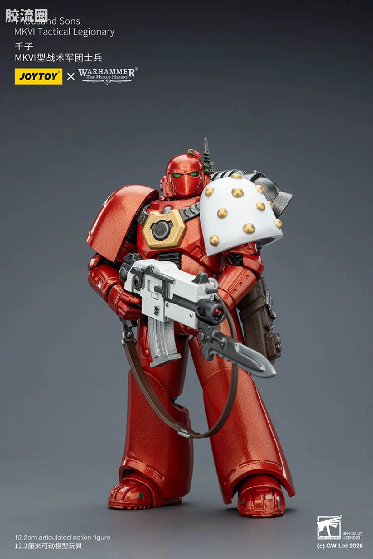 JOYTOY x 战锤40K 其他星际战士战团 HH千子 MK6型战术军团士兵 - 图片