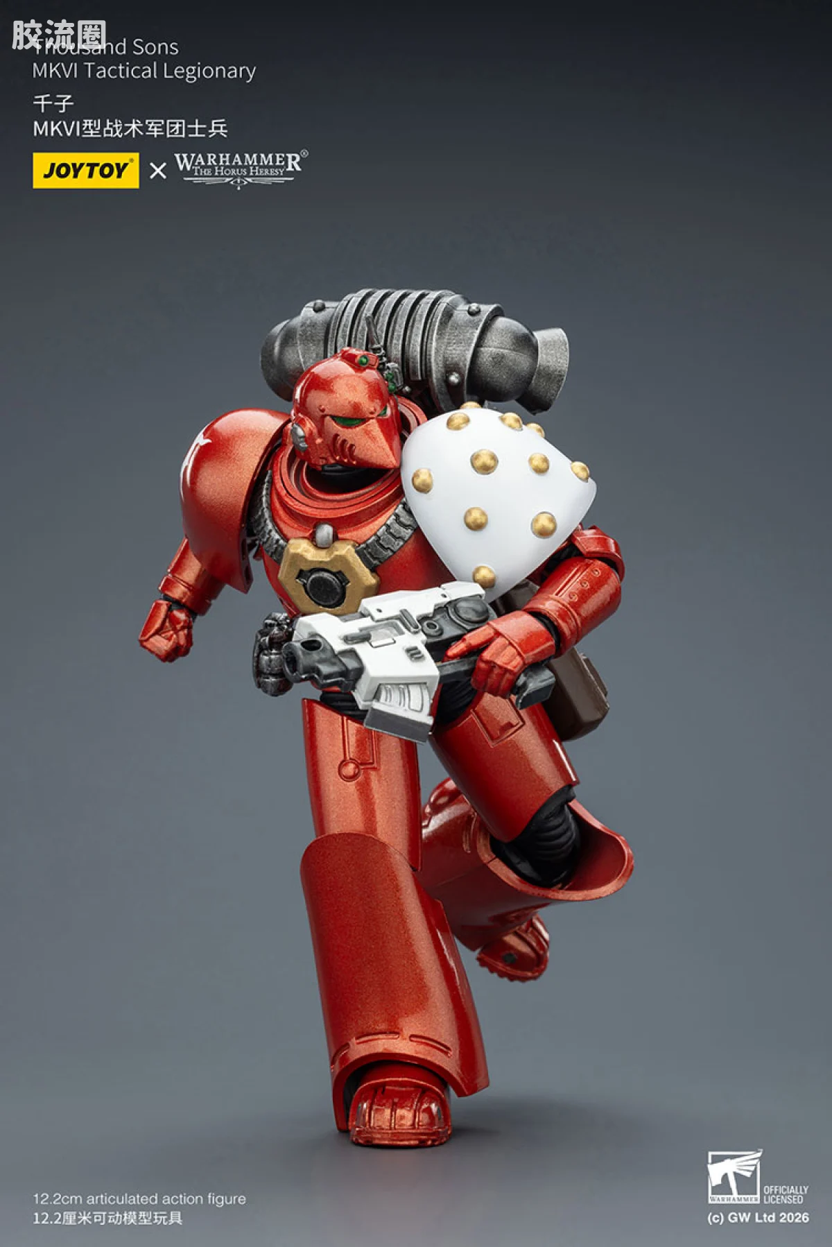 JOYTOY x 战锤40K 其他星际战士战团 HH千子 MK6型战术军团士兵 - 图片