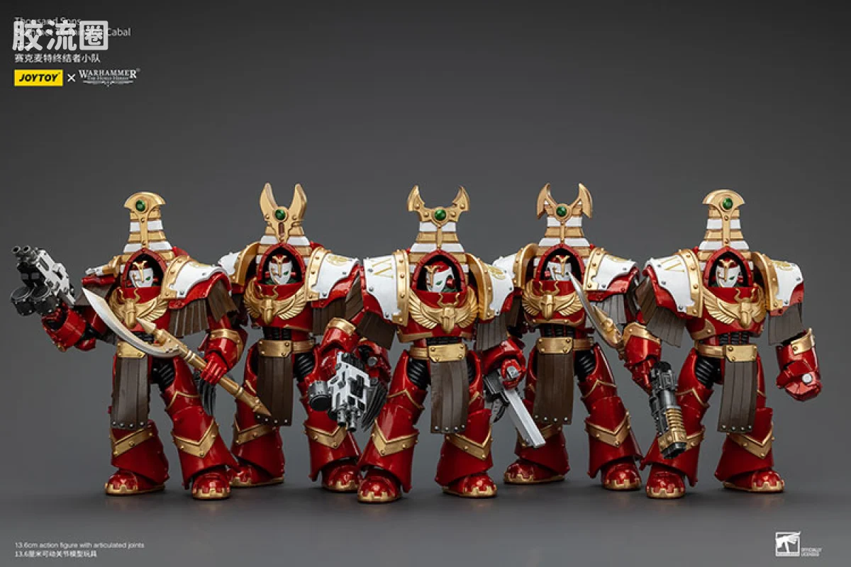 JOYTOY x 战锤40K 其他星际战士战团 HH千子 赛克麦特终结者小队 - 图片