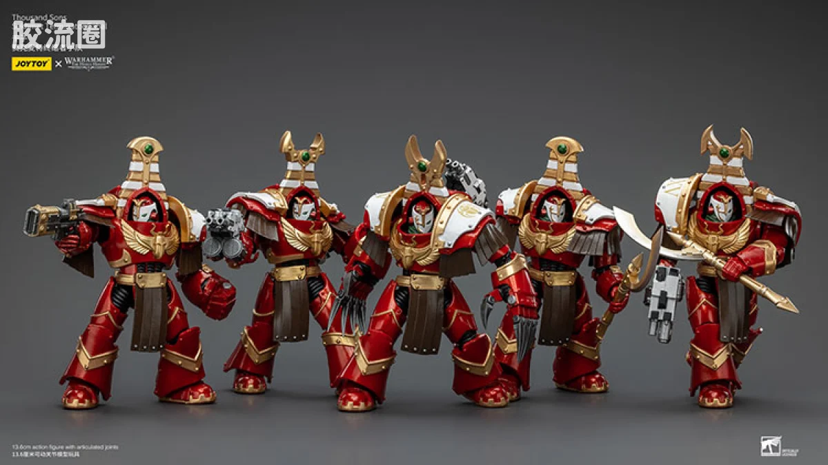 JOYTOY x 战锤40K 其他星际战士战团 HH千子 赛克麦特终结者小队 - 图片