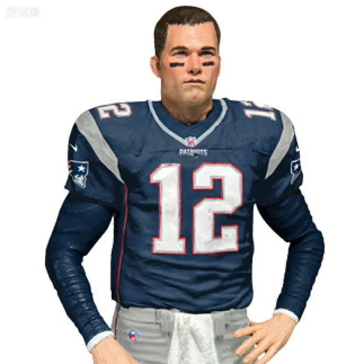 麦克法兰NFL美式足球系列玩具 Madden NFL 19 Ultimate Team Series 2 Tom Brady