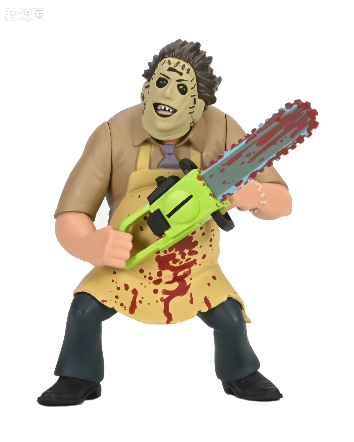 NECA 7寸可动人形系列 Toony Terrors/微小的恐怖系列 德州电锯杀人狂 50周年纪念版 人皮脸 - 图片