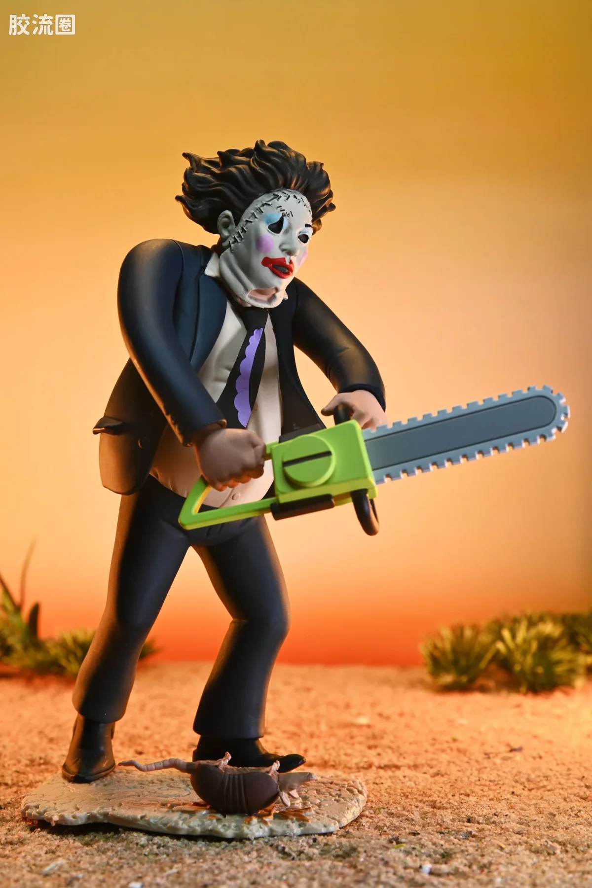 NECA 7寸可动人形系列 Toony Terrors/微小的恐怖系列 德州电锯杀人狂 50周年纪念版 美丽女人人皮脸 - 图片
