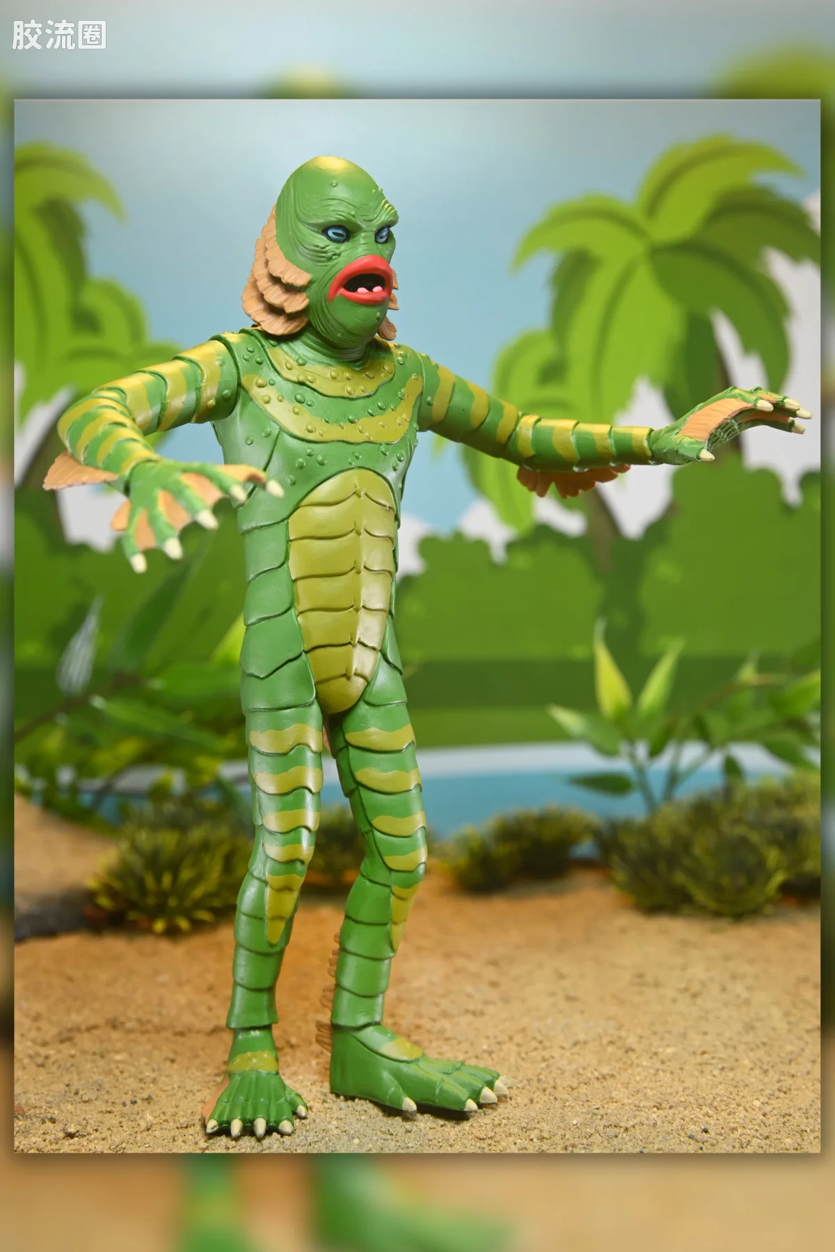 NECA 7寸可动人形系列 Toony Terrors/微小的恐怖系列 隐形人、科学怪人的新娘、鱼怪与剧院魅影 - 图片