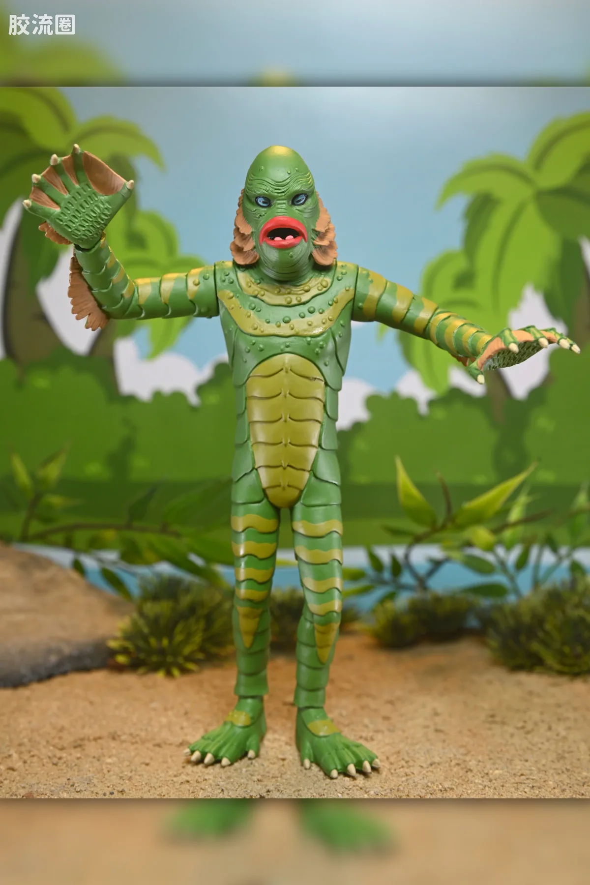NECA 7寸可动人形系列 Toony Terrors/微小的恐怖系列 隐形人、科学怪人的新娘、鱼怪与剧院魅影 - 图片