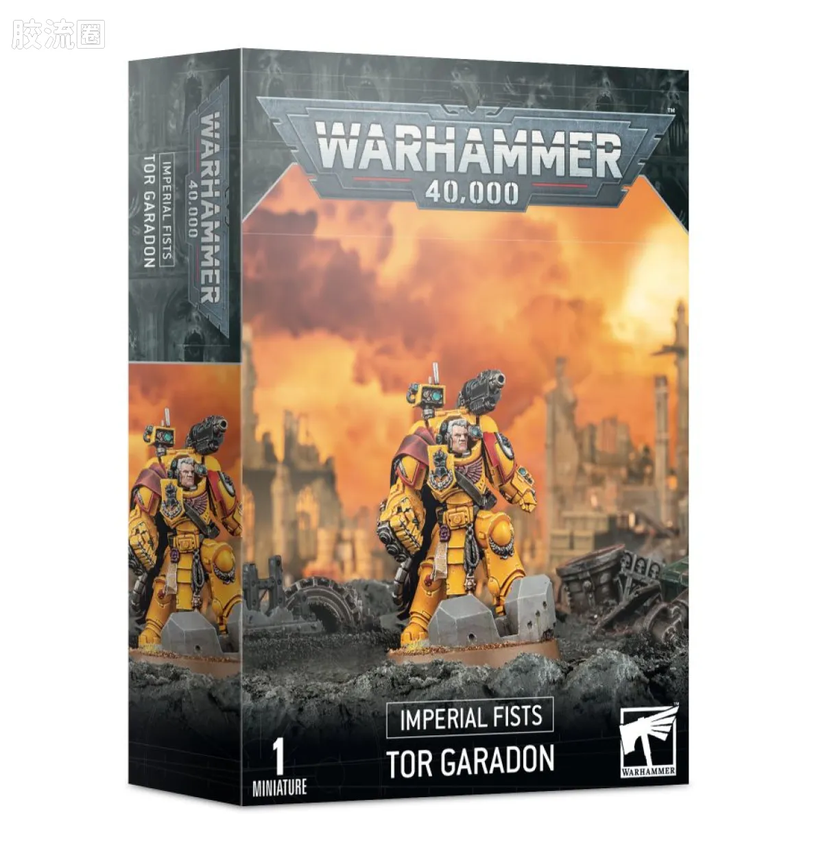 战锤40K Space Marines 星际战士各分支战团特有单位 8版 帝国之拳 三连长 托尔·加拉顿 - 图片