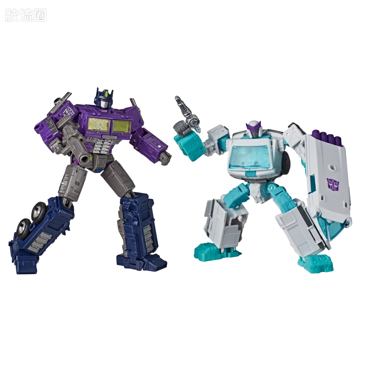 决战赛博坦 决战塞伯坦 世代精选 WFC-GS17 破碎镜像擎天柱&破碎镜像救护车 - 图片