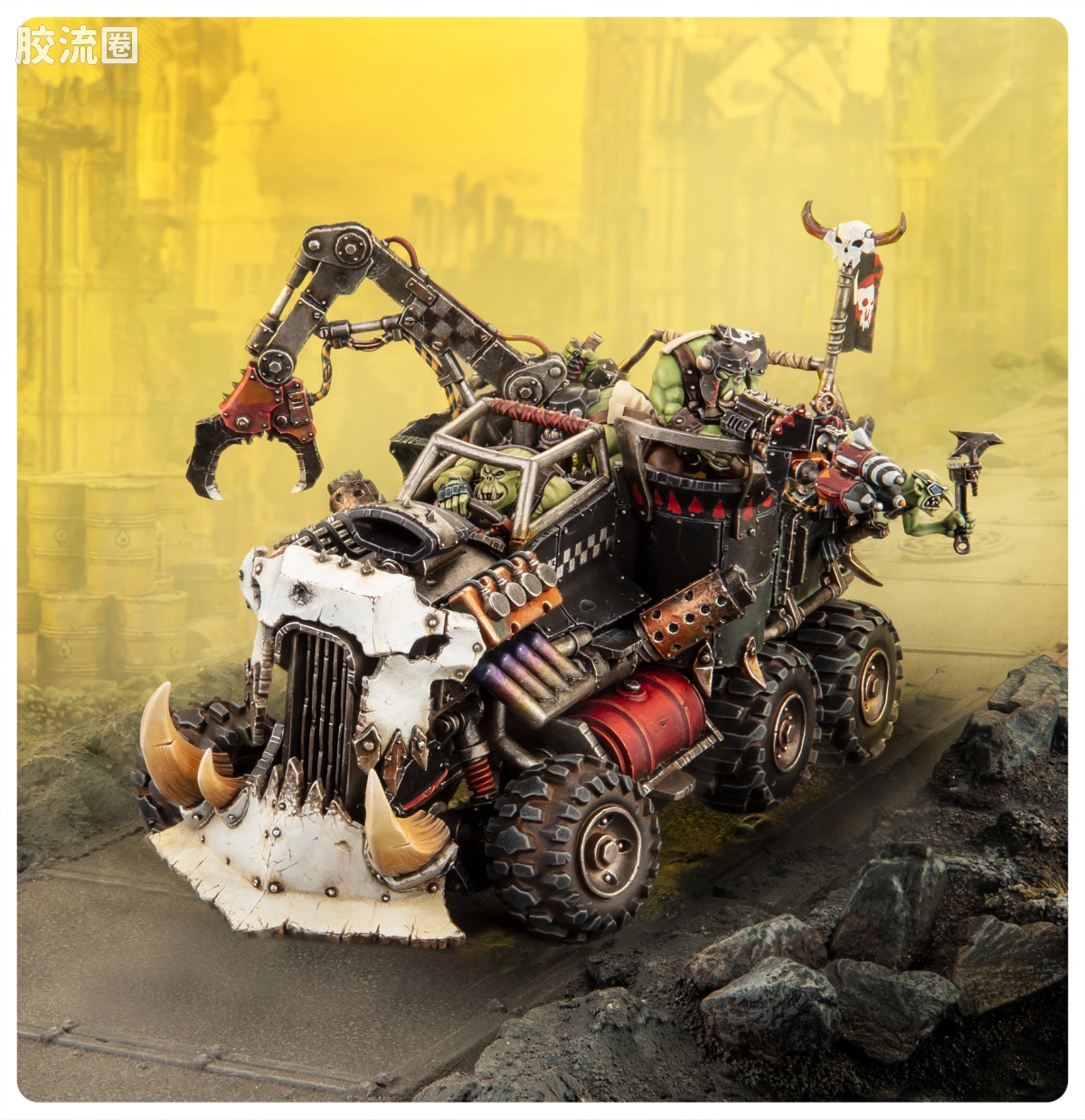 战锤40K Ork 欧克蛮人 11版 卡车 - 图片