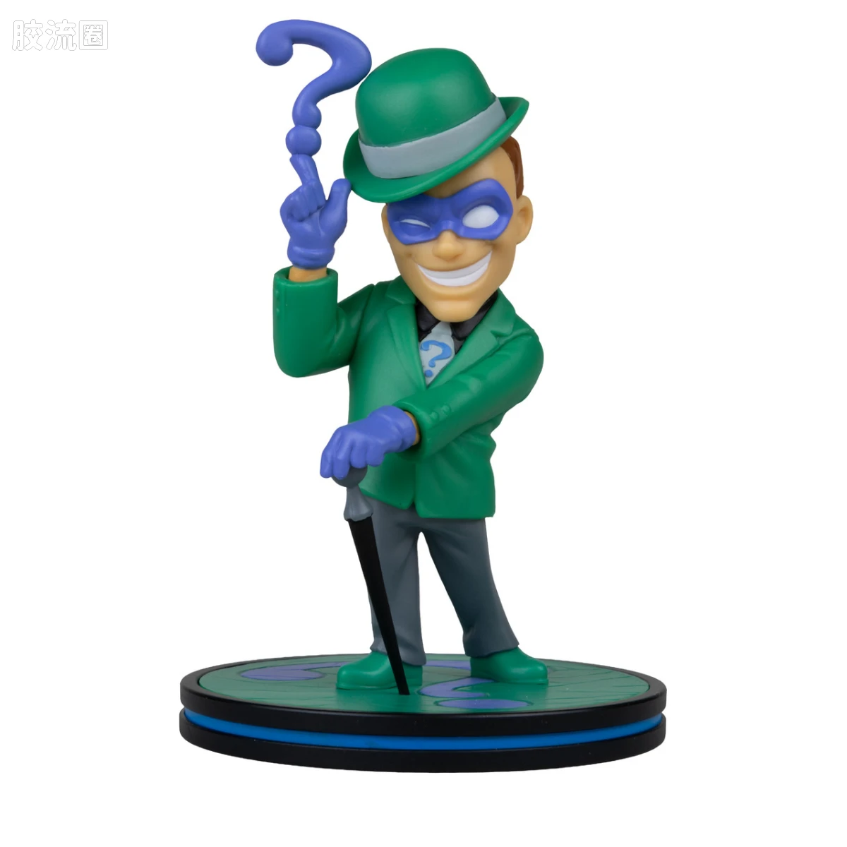 麦克法兰 DC多元宇宙/DC Direct 可动人偶系列 Q-Fig 双面人/毒藤女/泥面人/谜语人/人蝠/企鹅人/急冻人 (蝙蝠侠：动画系列) 套装 - 图片