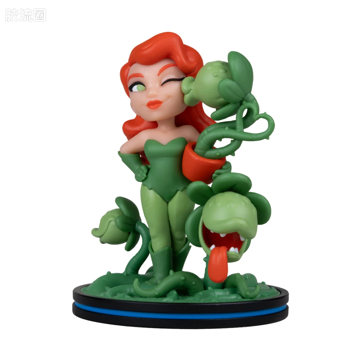 麦克法兰 DC多元宇宙/DC Direct 可动人偶系列 Q-Fig 双面人/毒藤女/泥面人/谜语人/人蝠/企鹅人/急冻人 (蝙蝠侠：动画系列) 套装 - 图片
