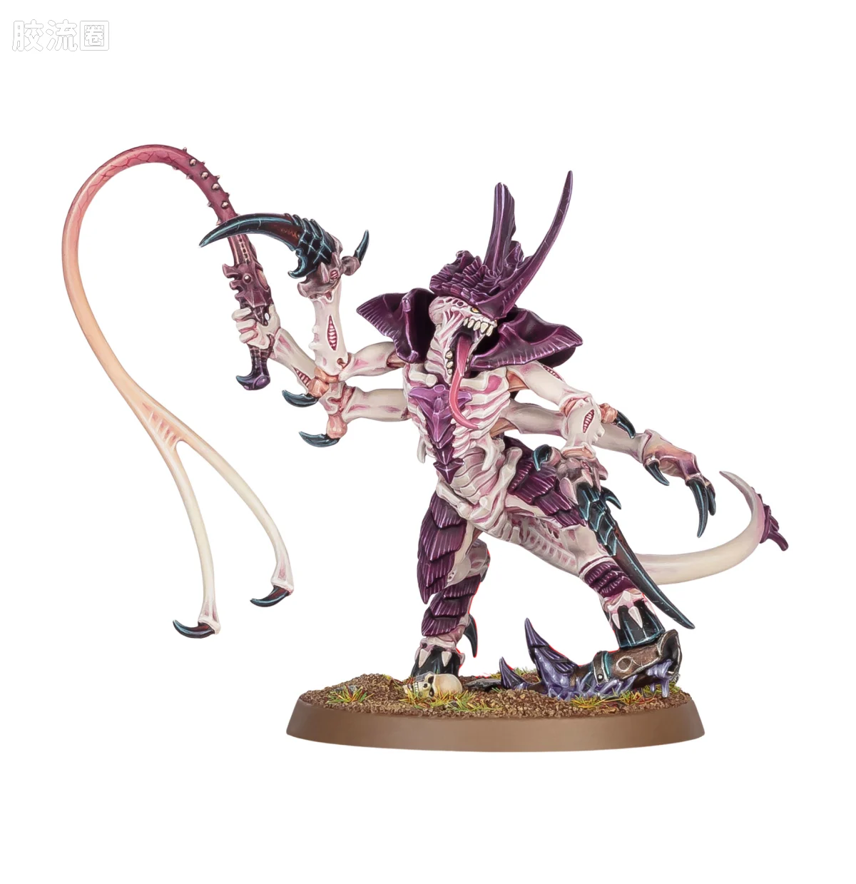 战锤40K Tyranid 泰伦虫族 10版 装备抽击鞭的泰伦王虫 - 图片