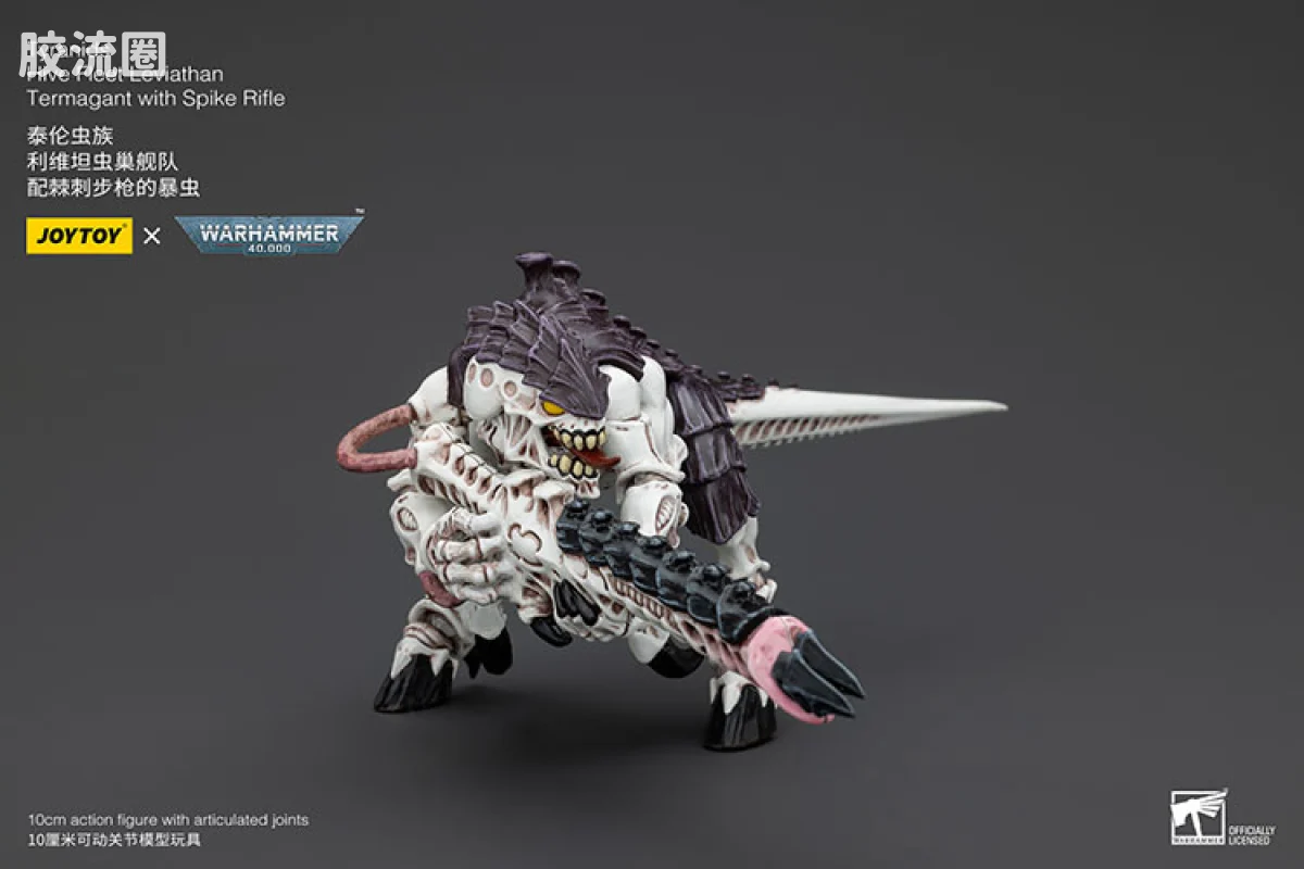 JOYTOY x 战锤40K 异形势力（兽人、钛、泰伦、死灵） 泰伦虫族 利维坦暴虫小队 - 图片