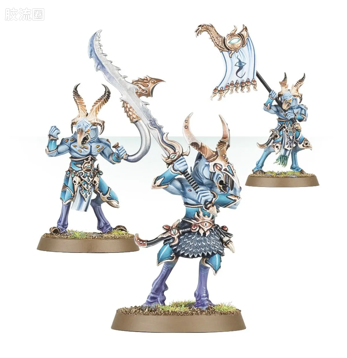 战锤40K Thousand Sons 千子 尖角兽 - 图片